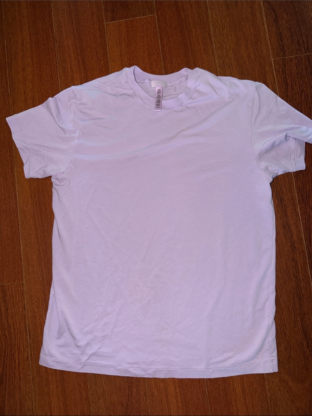 SKIMS Short Sleeve Crew Tee in Light Lavender
